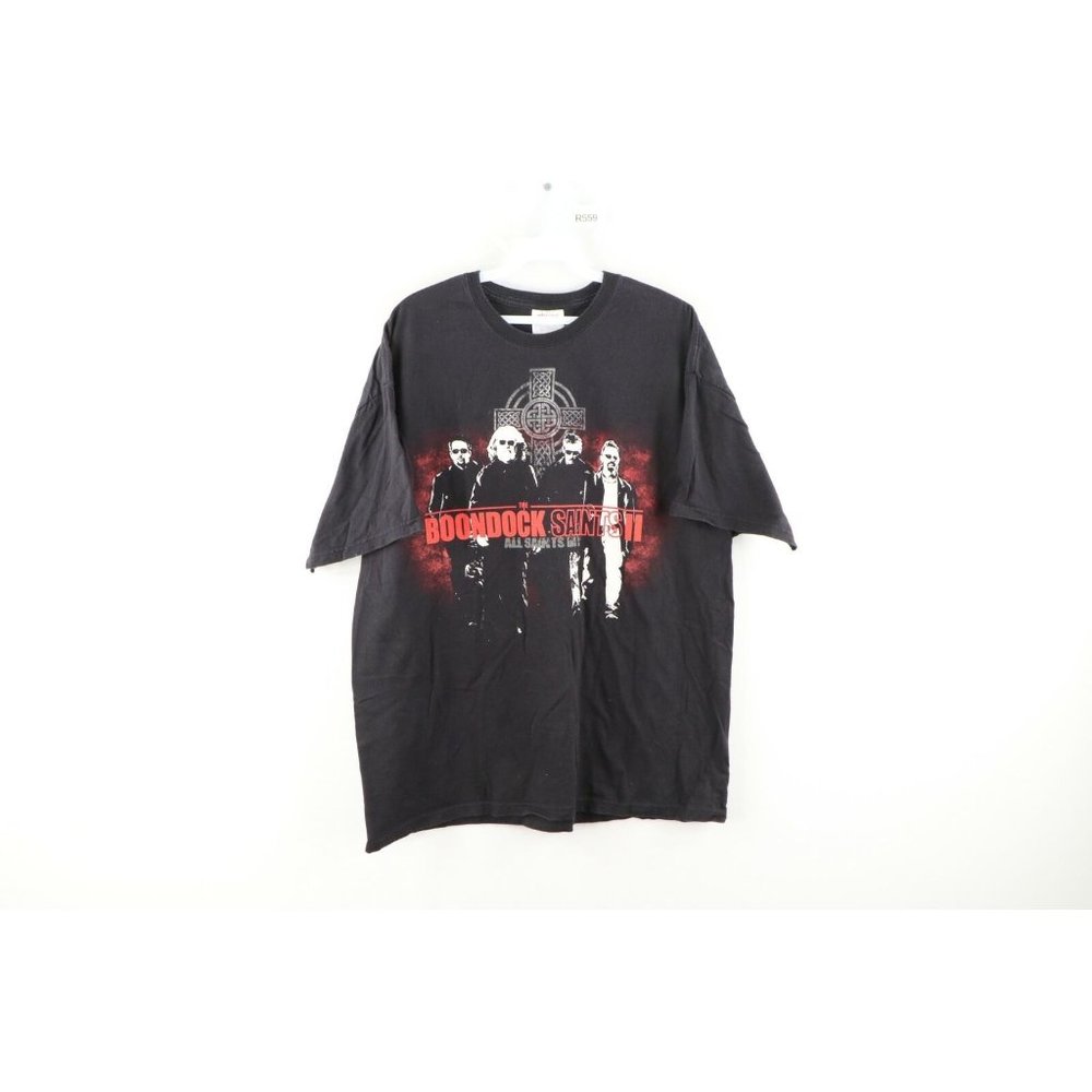 Vintage Xl The Boondock Saints Ii All Saints Day Movie Promo Spell Out Shirt